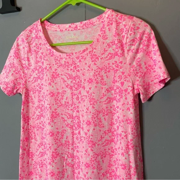 Lilly Pulitzer Cody T-shirt Dress in Pink Shandy xs - Picture 4 of 12
